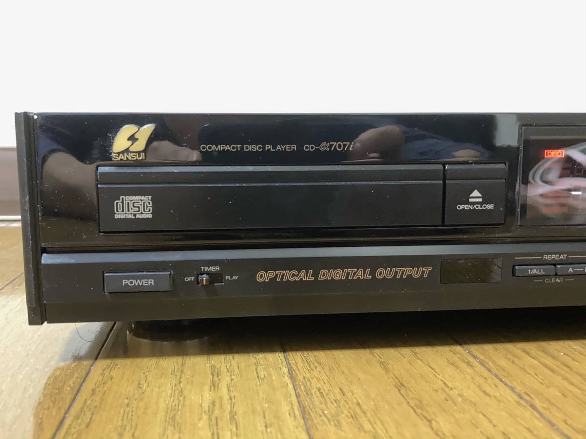 SANSUI CD-α707i ジャンク品 - CDデッキ SANSUI CD-α707i ジャンク品 - CDデッキ
