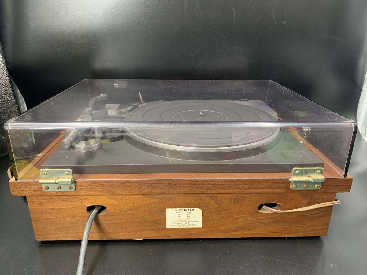 新品本物 hyunchi器です! パイオニア・レコドプレヤーPL41C/動作品