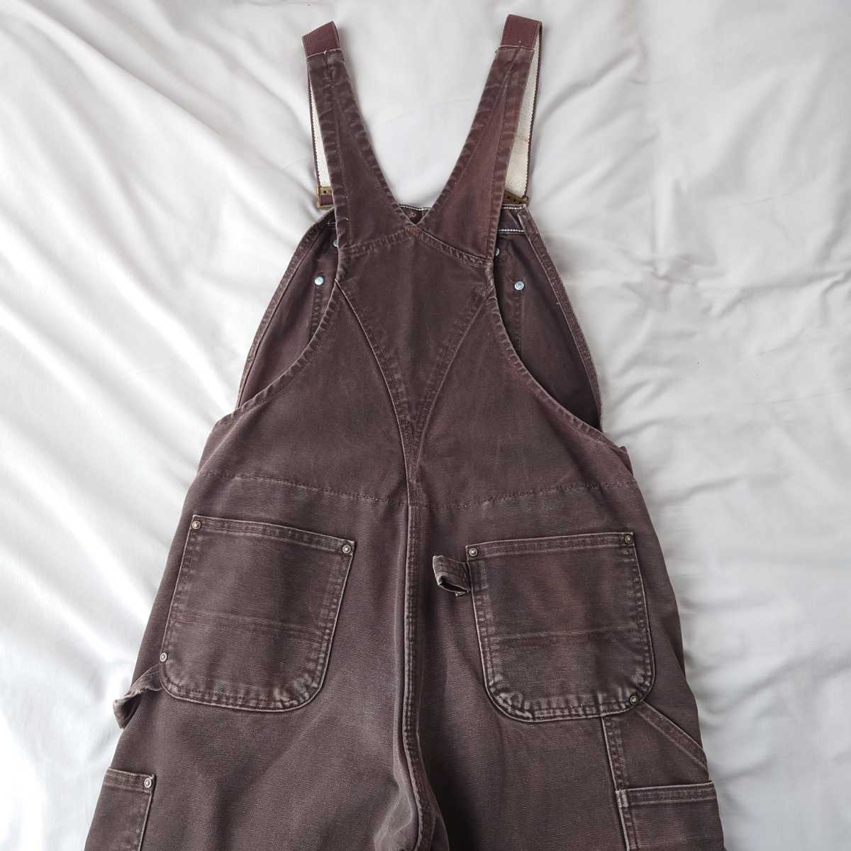 Carhartt カーハート ダック地 ダブルニーオーバーオール ダーク Carhartt カーハート ダック地 ダブルニーオーバーオール ダーク