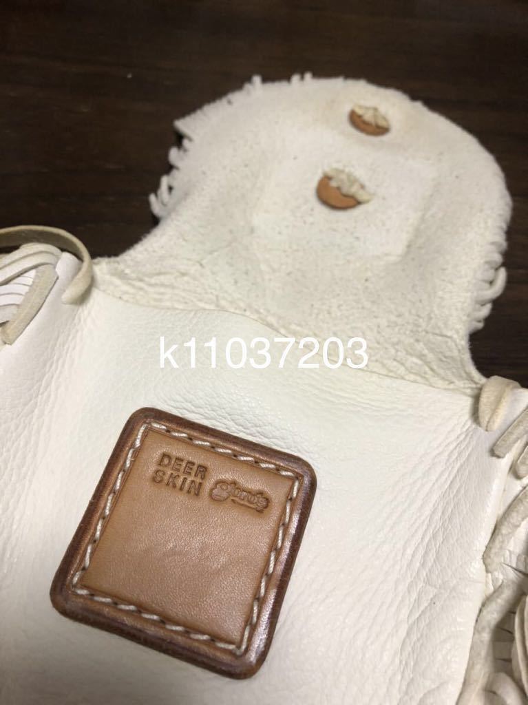 [ free shipping ] goro\'s Goro's Dias gold medicine bag gold metal attaching u Nikon cho flower Conti . deer leather leather pouch neitib