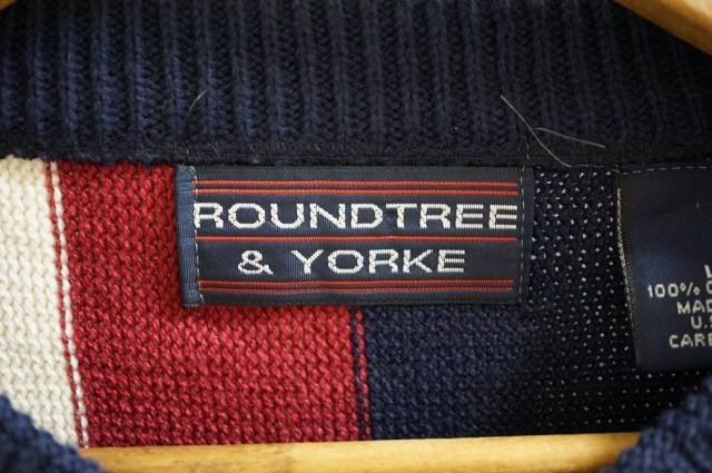 ◇◇ROUNDTREE & YORKE コットンニット MADE IN USA_画像2