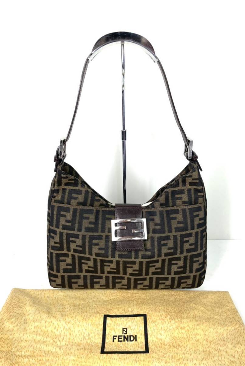 ○美品 FENDI フェンディ ズッカ柄 ズッカ マンマバケット