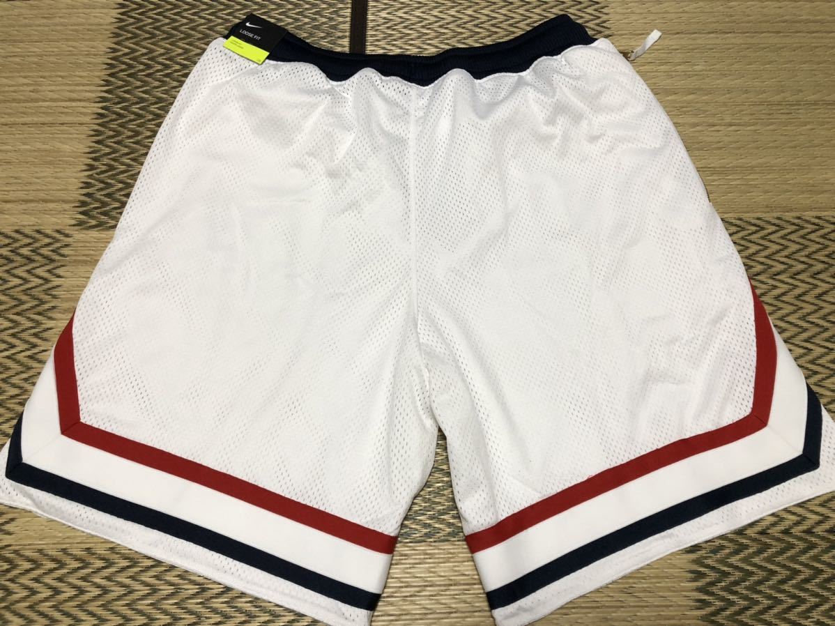 Nike Team USA 2020 Olympics US limitation authentic shorts white navy blue red size XL new goods 