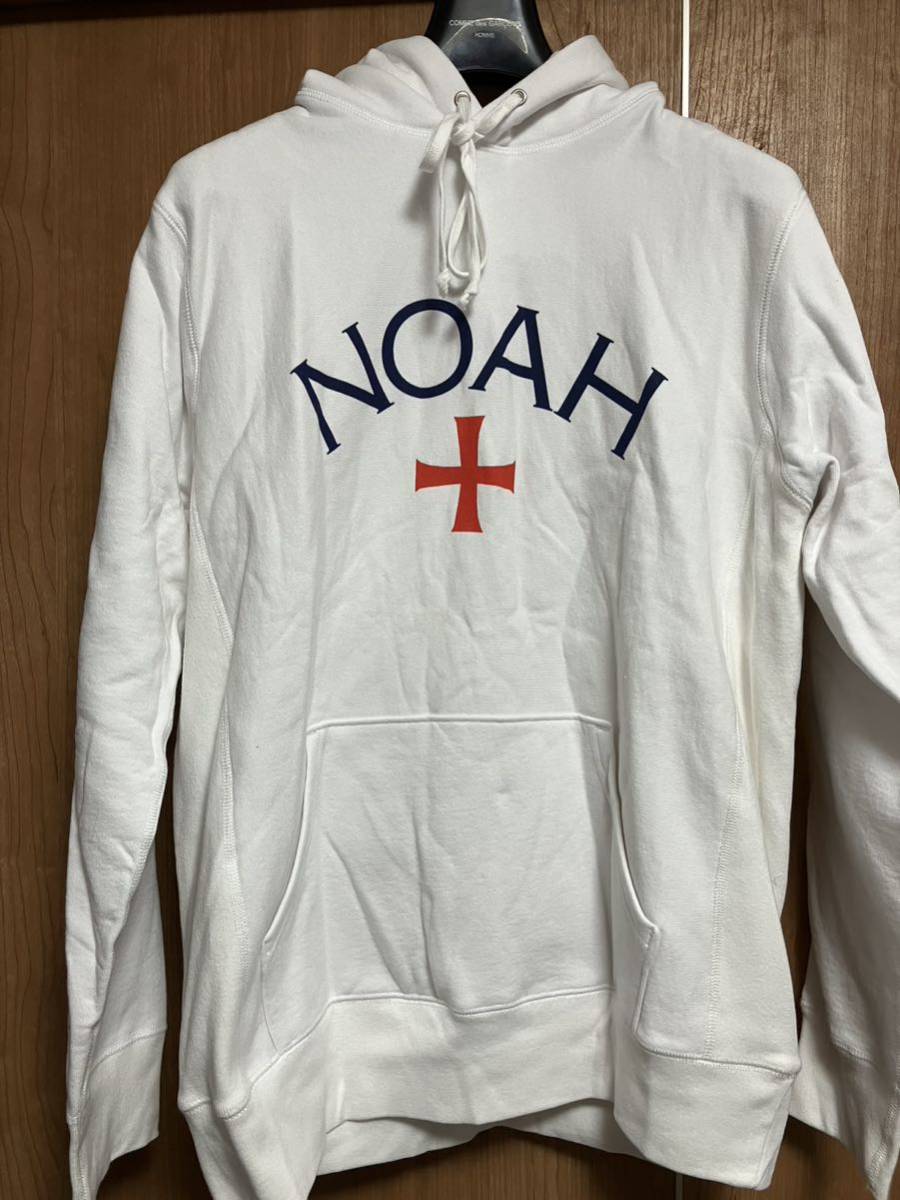 売上実績NO.1 NOAH（ノア）ロゴフーディ 新品 USサイズL 白 Lサイズ