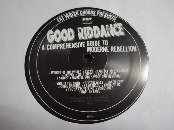 【輸入盤LP】Good Riddance/A Comprehensive Guide To Moderne Rebellion FAT539-1_画像9