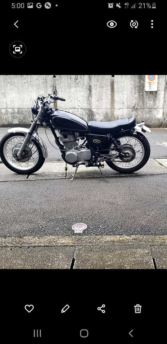 SR400 モーターロック TTシート 薄型ベーツタイプ 美品