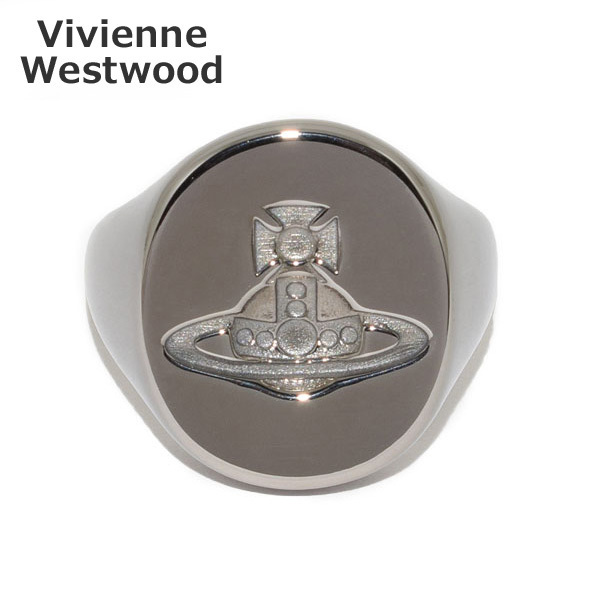 ヴィヴィアンウエストウッド 指輪 64040047-S001-FJ ガンメタル Vivienne Westwood - XS