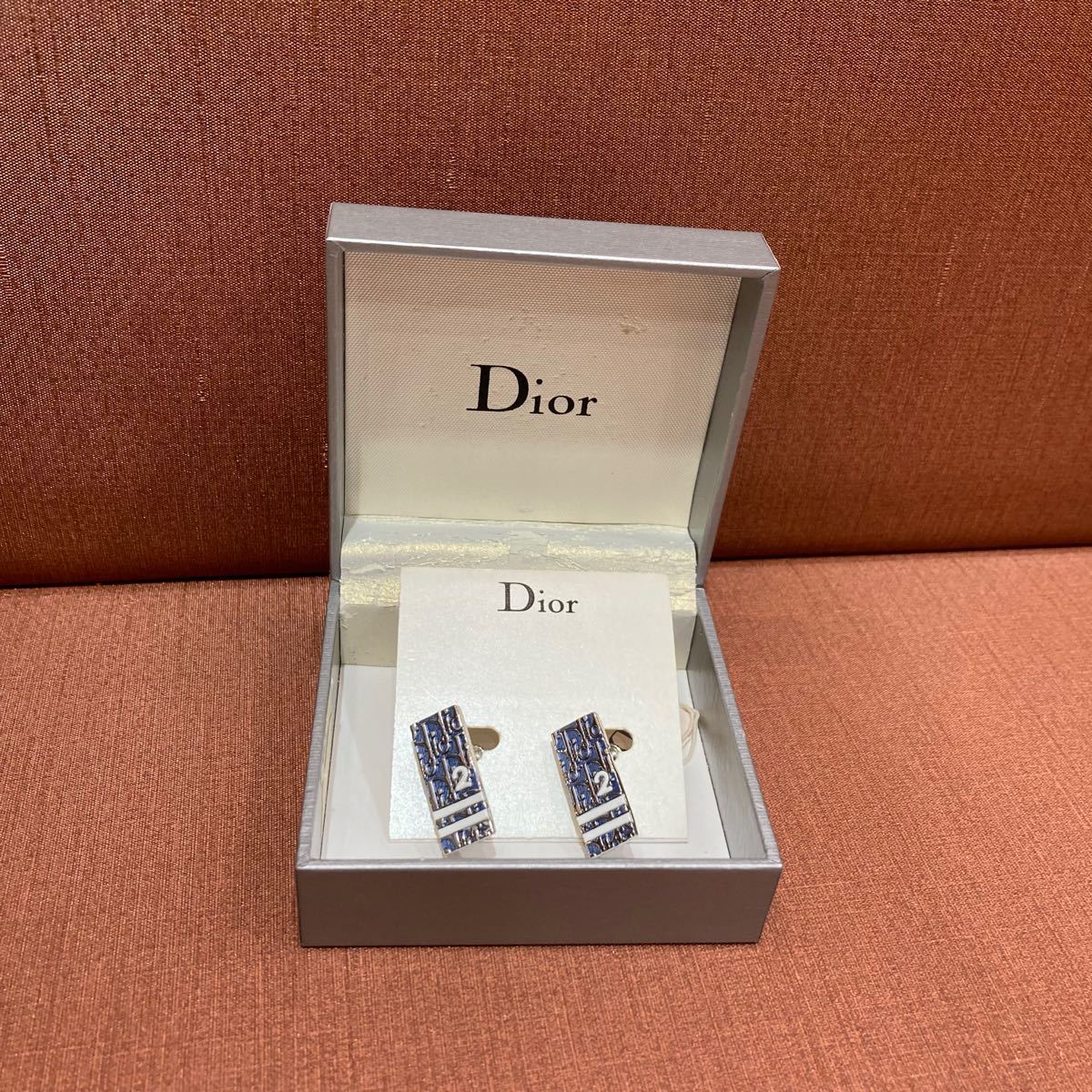 Christian Dior クリスチャンディオール トロッター イヤリング 箱付き
