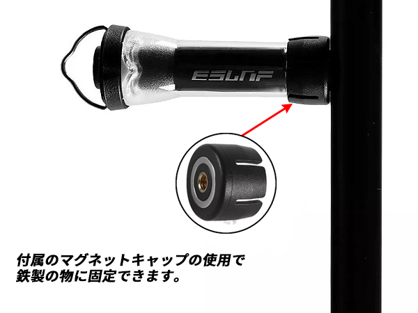 LEDランタン 懐中電灯 キャンピングライト トーチライト USB充電式 無段階調光 防水IPX4 ESLNF エスルンフ シルバー