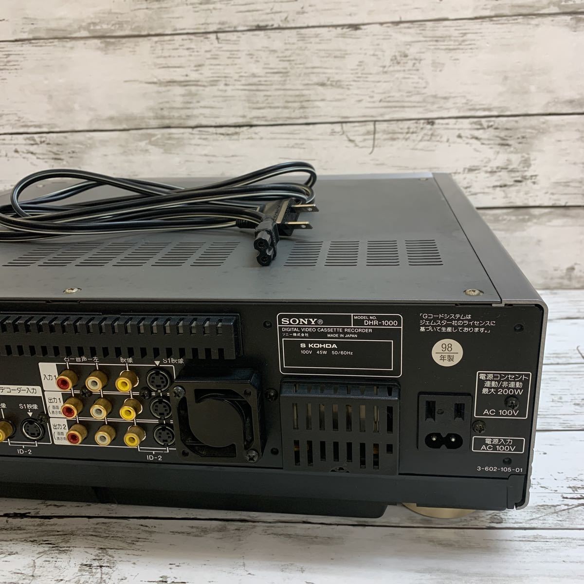 SONY DHR-1000 デジタルビデオカセットレコーダー-