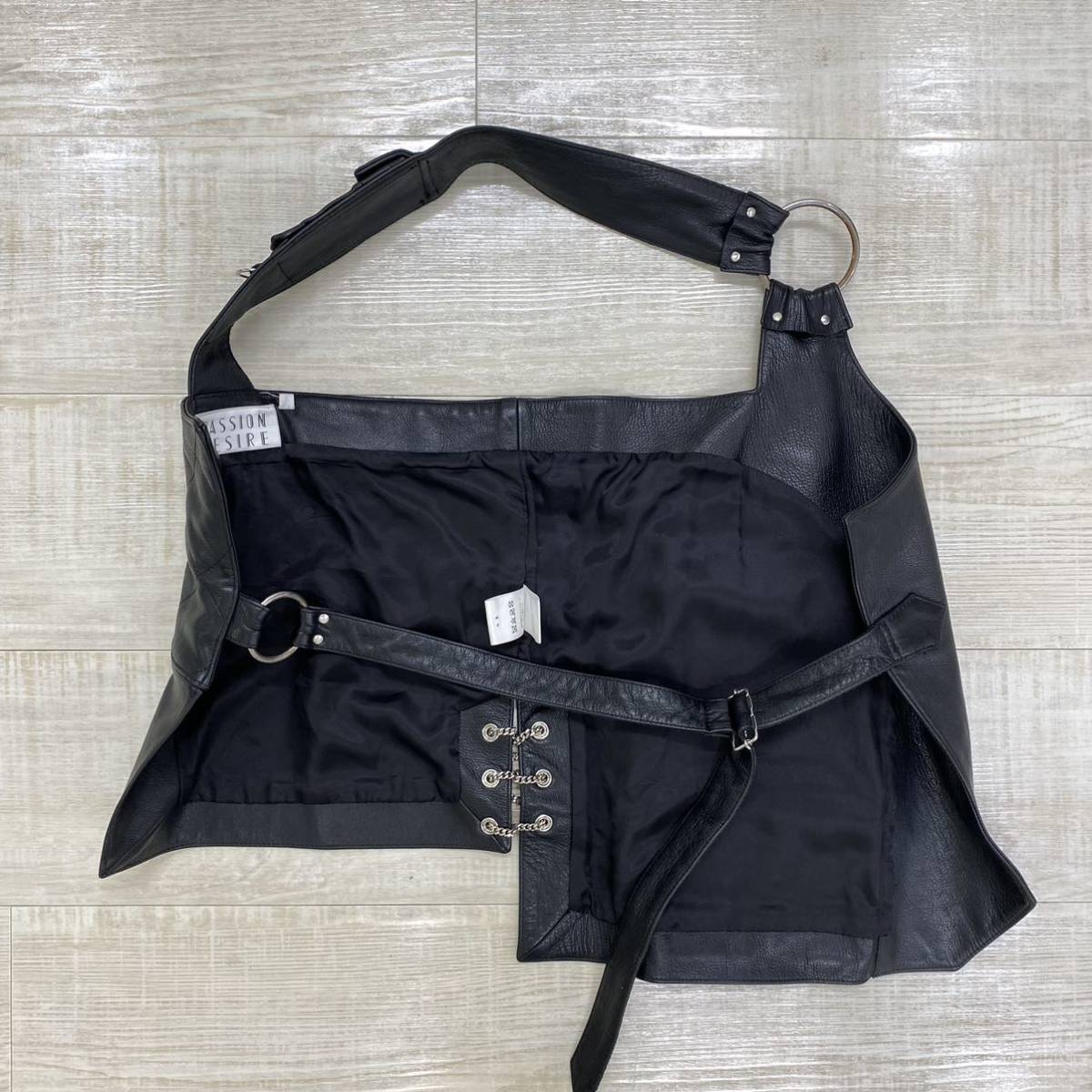 20aw el conductorH コンダクター LEATHER HARF VEST レザー ハーフ 安い買取 20AW el VEST HARF LEATHER conductorH レザージャケット