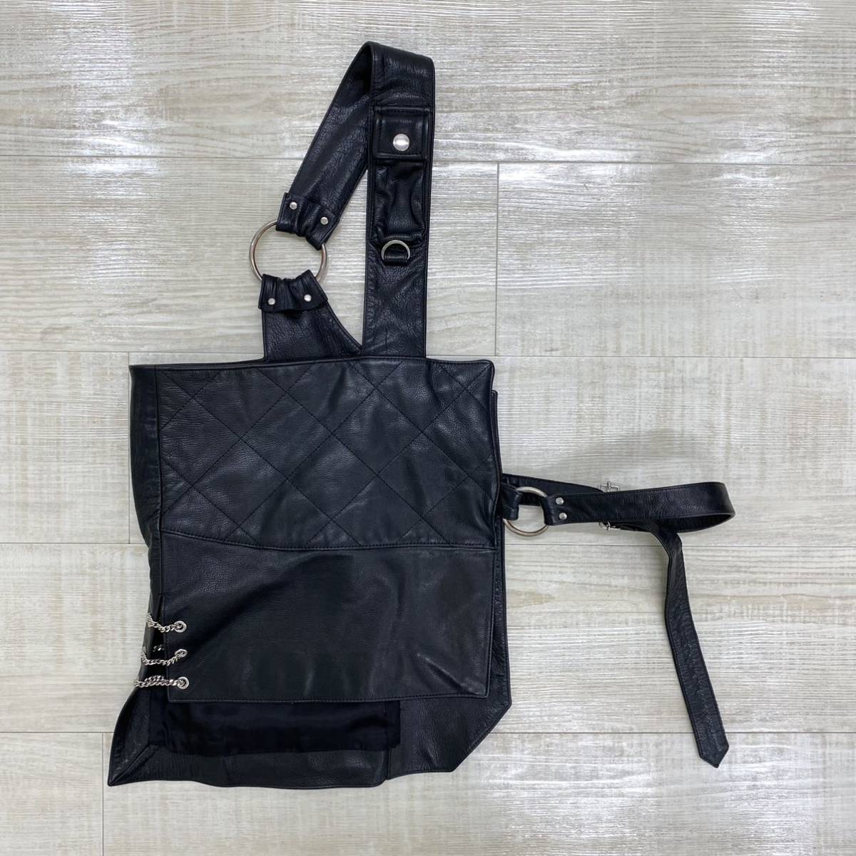 20aw el conductorH コンダクター LEATHER HARF VEST レザー ハーフ 安い買取 20AW el VEST HARF LEATHER conductorH レザージャケット