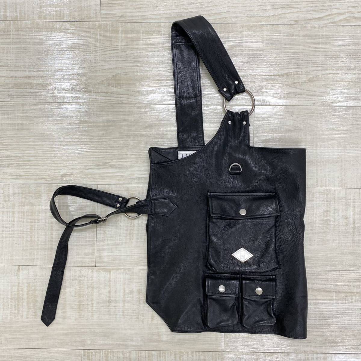 20aw el conductorH コンダクター LEATHER HARF VEST レザー ハーフ 安い買取 20AW el VEST HARF LEATHER conductorH レザージャケット
