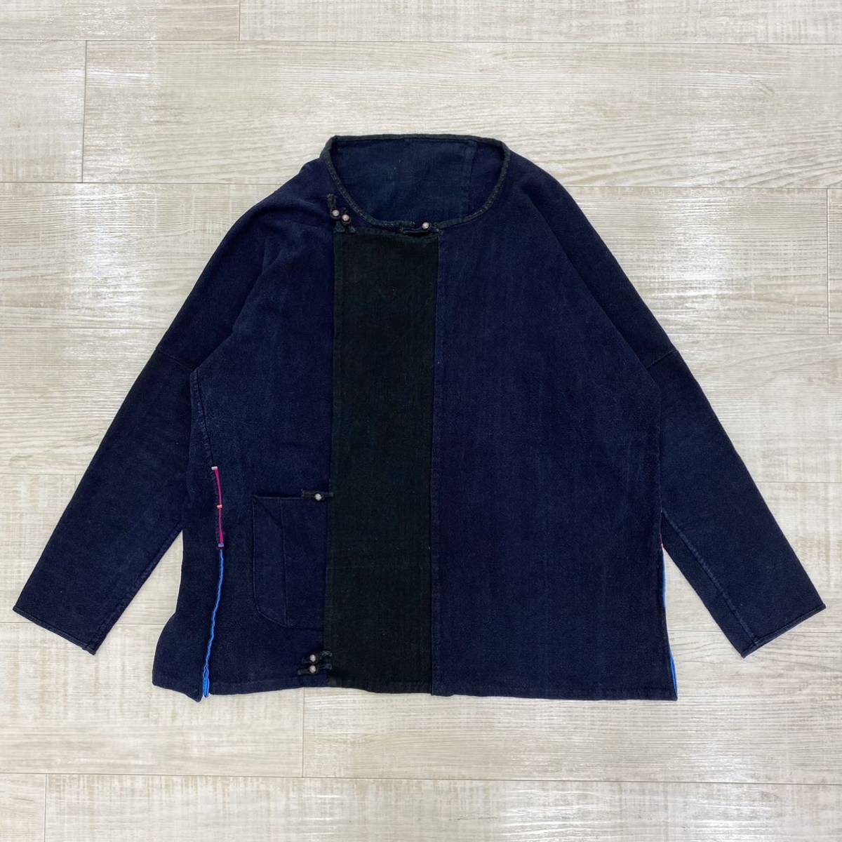 レンテン族 ラオス 藍染め ジャケット 羽織 (71 ファッション メンズ