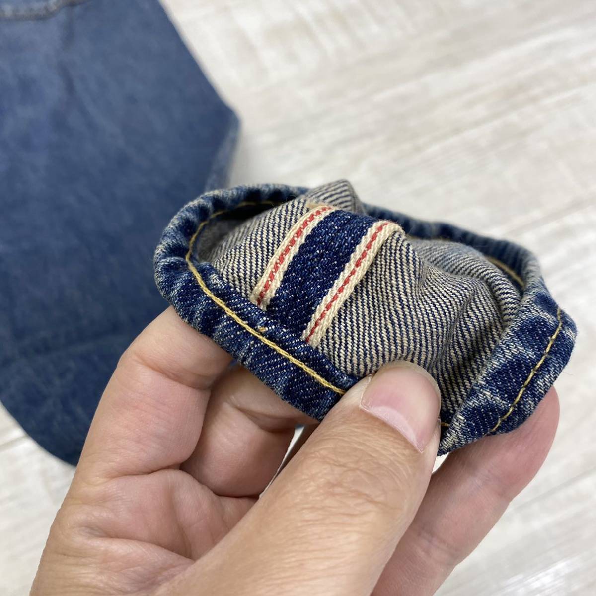 新作商品 A.PRESSE 22SS ウォッシュド デニム ワイド パンツ 38