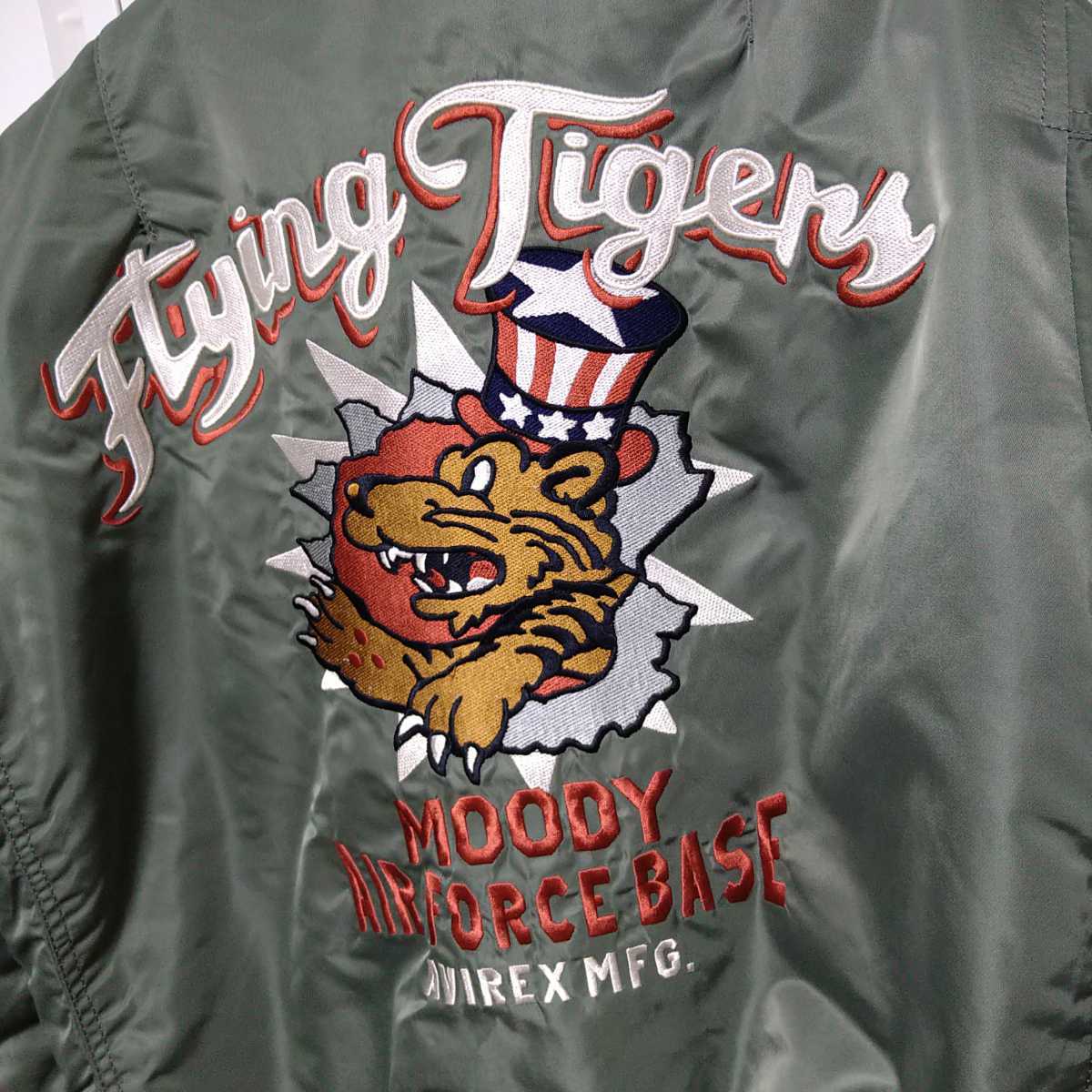 AVIREX/希少メンズM/MA-1フライトジャケット/FLYING TIGERS AVIREX/希少メンズM/MA-1フライトジャケット/FLYING TIGERS