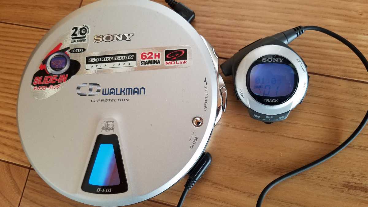 SONY D-E01ジャンク 故障品 20周年 CDウォークマン 箱あり(カビ