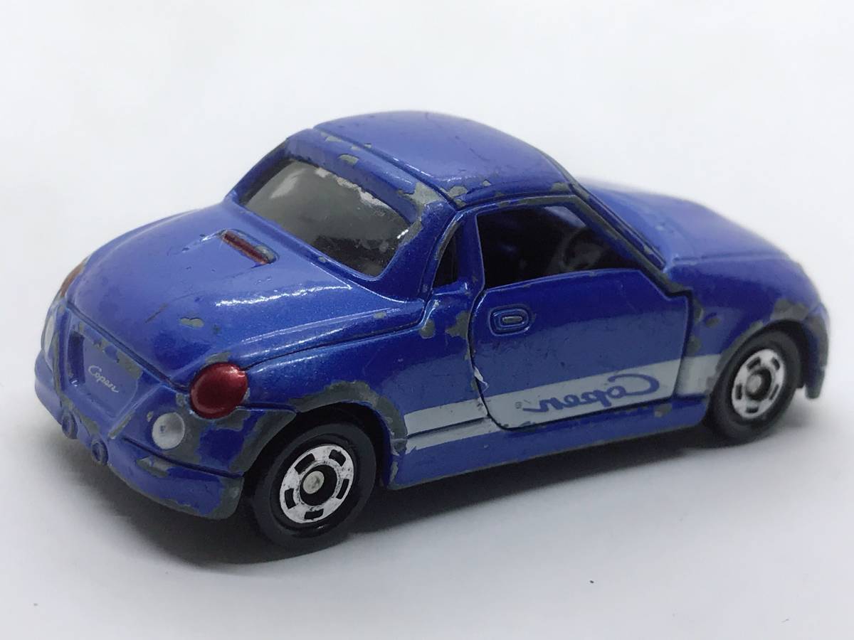 さB1★トミカ ミニカー トミカいっぱいカーキャリアセットばら ダイハツ コペン ブルー 2001 No.15 A_画像2