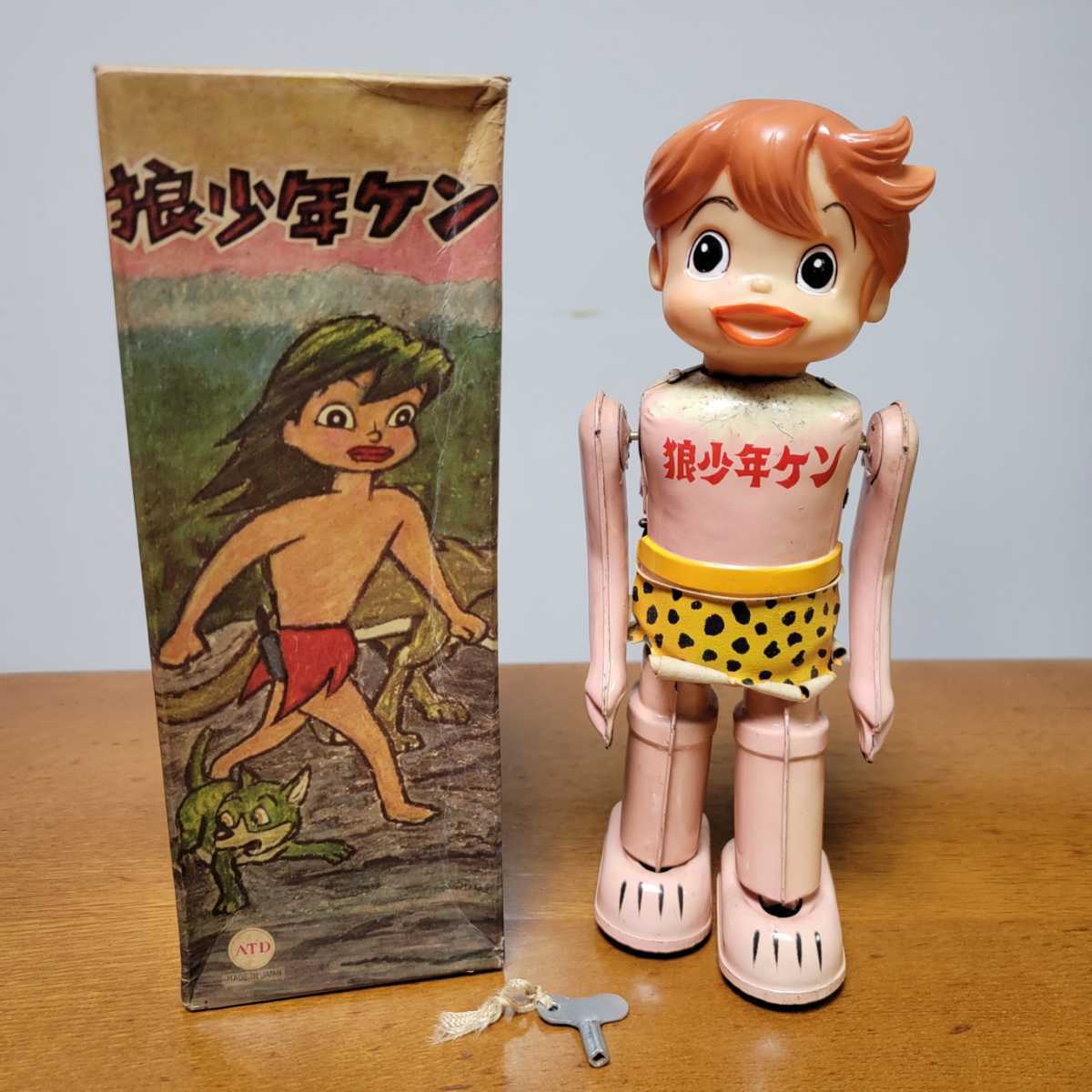 昭和の希少な玩具/ブリキ狼少年ケン/多田製作所/フリクション動力 昭和の希少な玩具/ブリキ狼少年ケン/多田製作所/フリクション動力