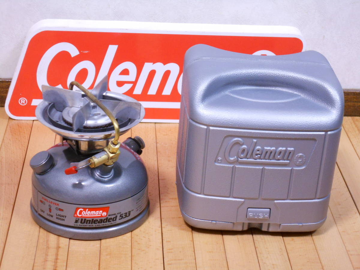 □コールマン アンレデッド 533 ストーブ 使用少 93年7月製