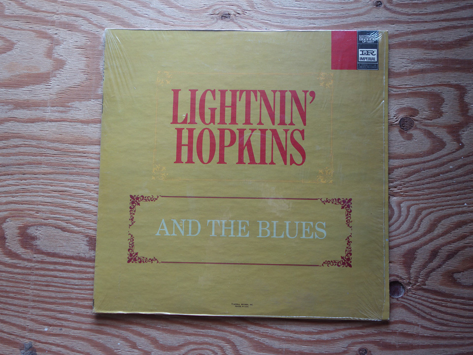 米（シュリンク付）/ Lightnin' Hopkins / And The Blues / LP-12211（Imperial）w_画像1