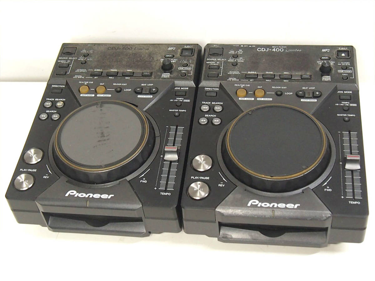 〓 1) Pioneer/パイオニア DJ向けCDプレーヤー CDJ-400 Limited 現状 2