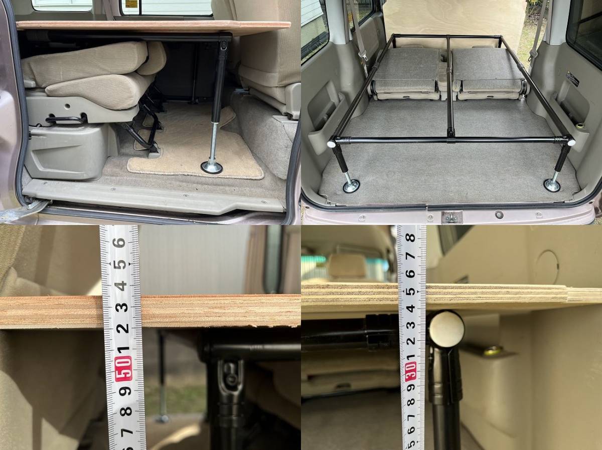  Daihatsu Atrai Wagon S321G S331G flexible type bed kit full flat sleeping area in the vehicle 