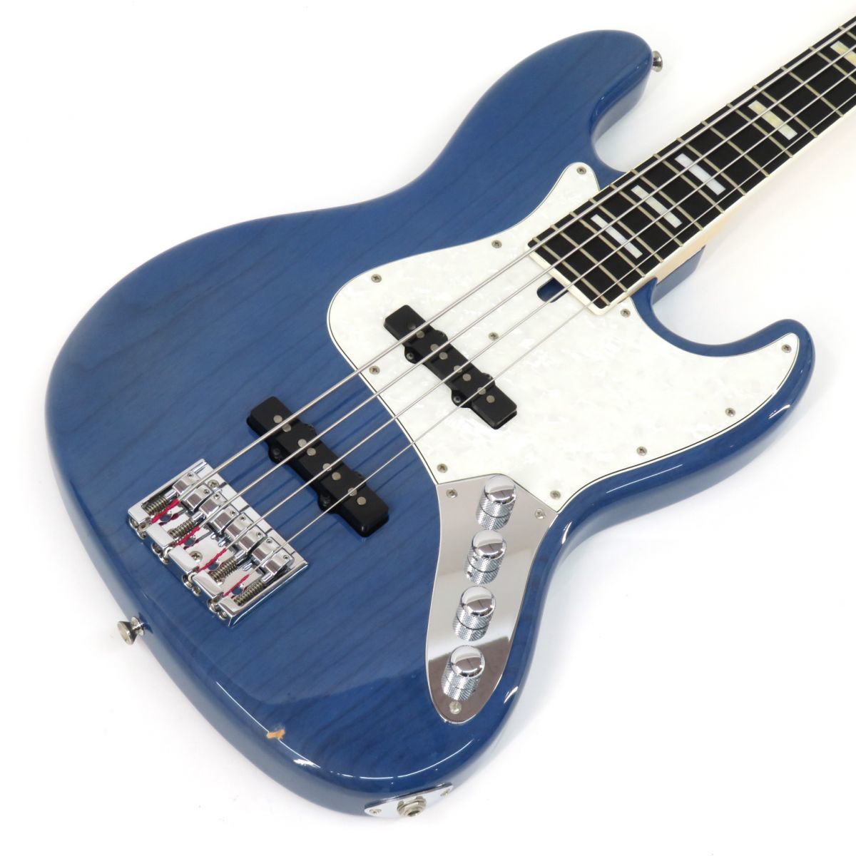 092s☆Moon ムーン JB-4A シースルーブルー ジャズベース エレキベース
