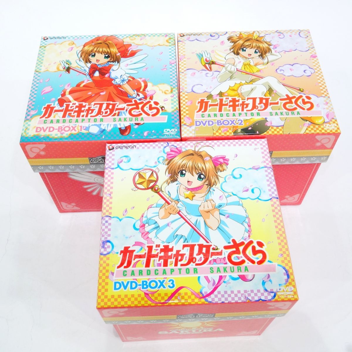 019 カードキャプターさくら DVD-BOX 1・2・3セット イラストブック1