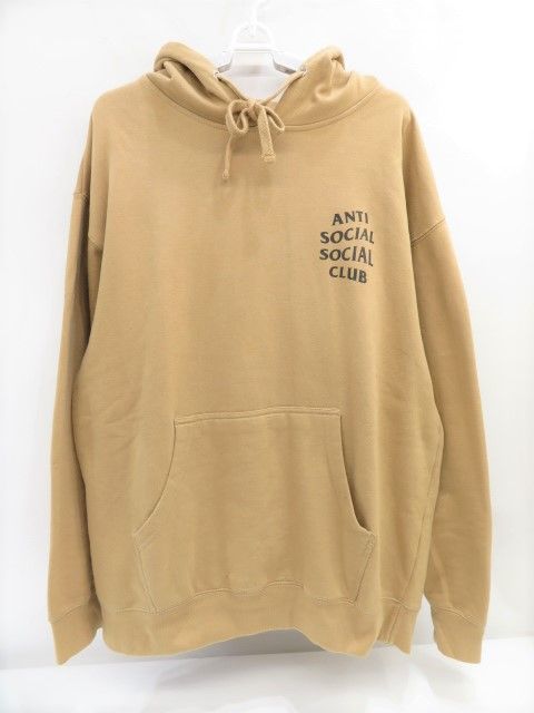 131s/ ANTI SOCIAL SOCIAL CLUB アンチソーシャルソーシャルクラブ Sand Hoodie プルオーバーパーカー SS4500P Lサイズ ※中古_画像1