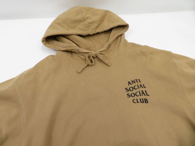 131s/ ANTI SOCIAL SOCIAL CLUB アンチソーシャルソーシャルクラブ Sand Hoodie プルオーバーパーカー SS4500P Lサイズ ※中古_画像3