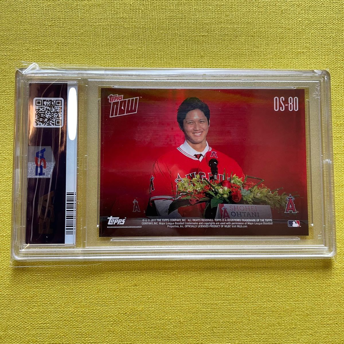 大谷翔平 PSA10点満点 鑑定済 入団会見】ルーキー カード topps 大谷翔平 PSA10点満点 鑑定済 入団会見】ルーキー カード topps