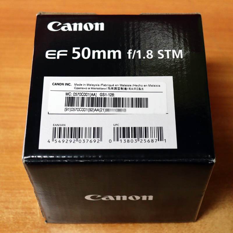 キャノン Canon EF 50mm F1.8 STM レンズ 新品 未使用 N00020