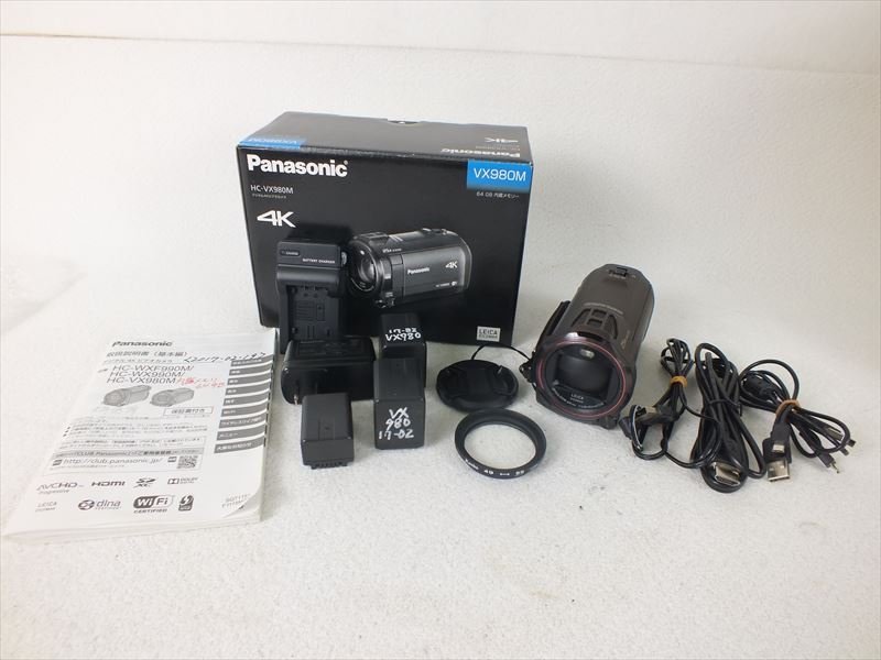 ♪ Panasonic パナソニック HC-VX980M ビデオカメラ 取扱説明書有り 元
