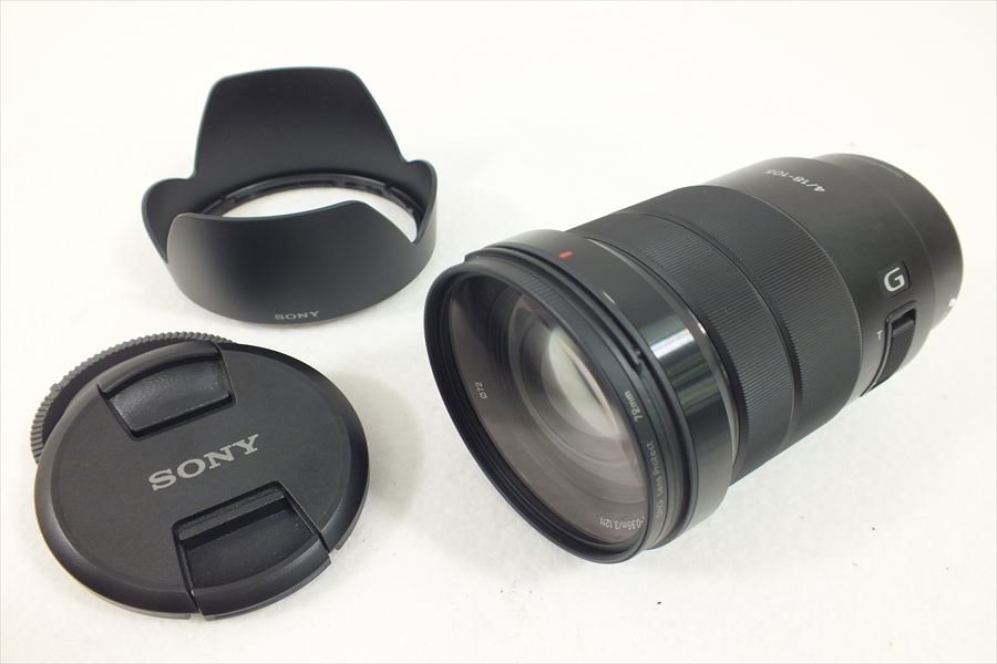 * SONY Sony SELP18105G E 4/PZ 18-105 G OSS lens present condition goods used 221006E6201