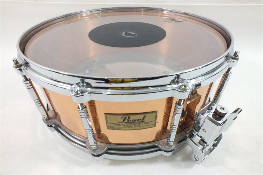 pearl FREE FLOATING SNARE DRUM ハードケース付き-