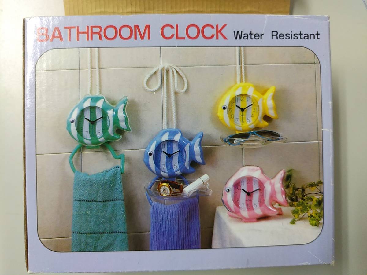 BATHROOM CLOCK water Resistant 未使用 &.s6/1の画像6