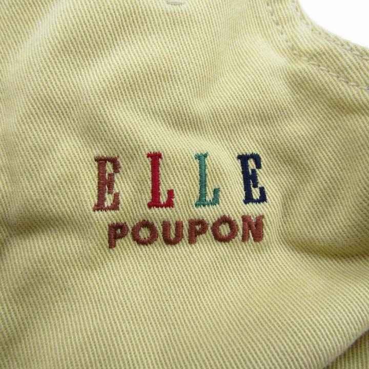 エル プポン サロペット ジャンパースカート 女の子用 95サイズ マスタード黄ベージュ ベビー 子供服 ELLE POUPON_画像6