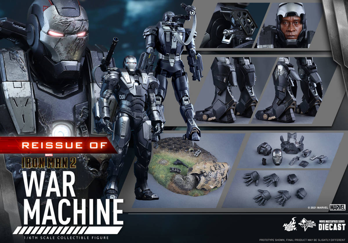 新品未開封 MMS331D13 ホットトイズ 『アイアンマン２』 ウォーマシン［再生産］ 1/6 フィギュア Iron Man MMS331 War Machine [Reissue]_画像1