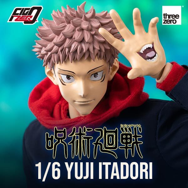 新品未開封 スリーゼロ呪術廻戦　虎杖悠仁 1/6 フィギュア Threezero Jujutsu Kaisen (検バンダイ メディコム メディコス 超像革命等に)_画像1