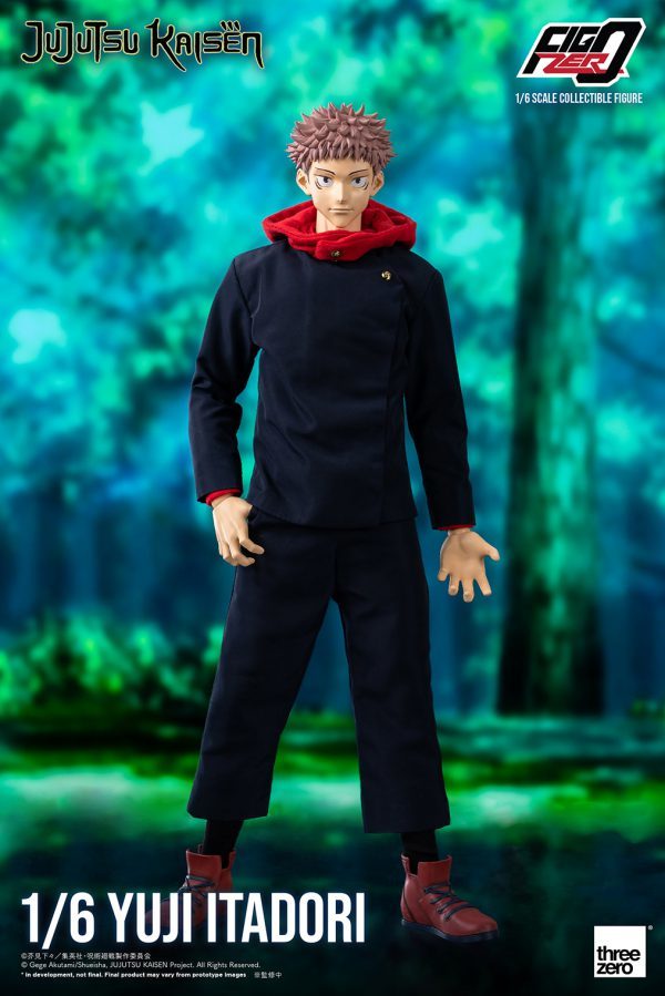 新品未開封 スリーゼロ呪術廻戦　虎杖悠仁 1/6 フィギュア Threezero Jujutsu Kaisen (検バンダイ メディコム メディコス 超像革命等に)_画像3