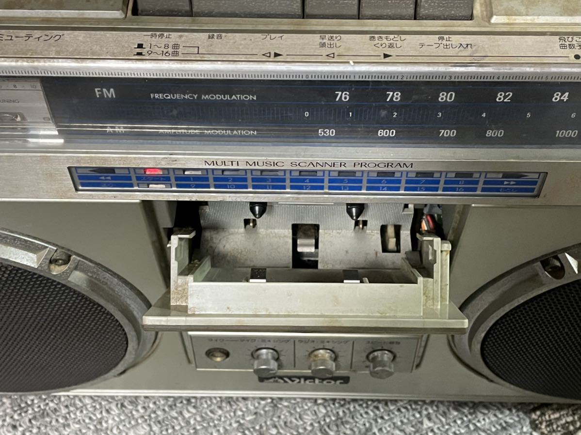 Victor RC-M70 カセッター FM/AM ステレオ大型 高級ラジオカセット