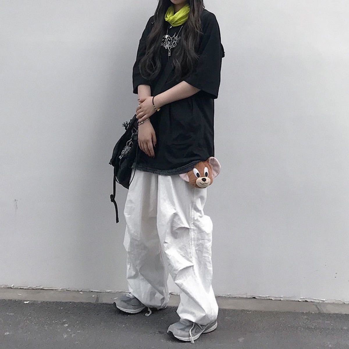 SALE/62%OFF】 スノーパンツ スノーカモパンツ L カーゴ 古着 韓国 白