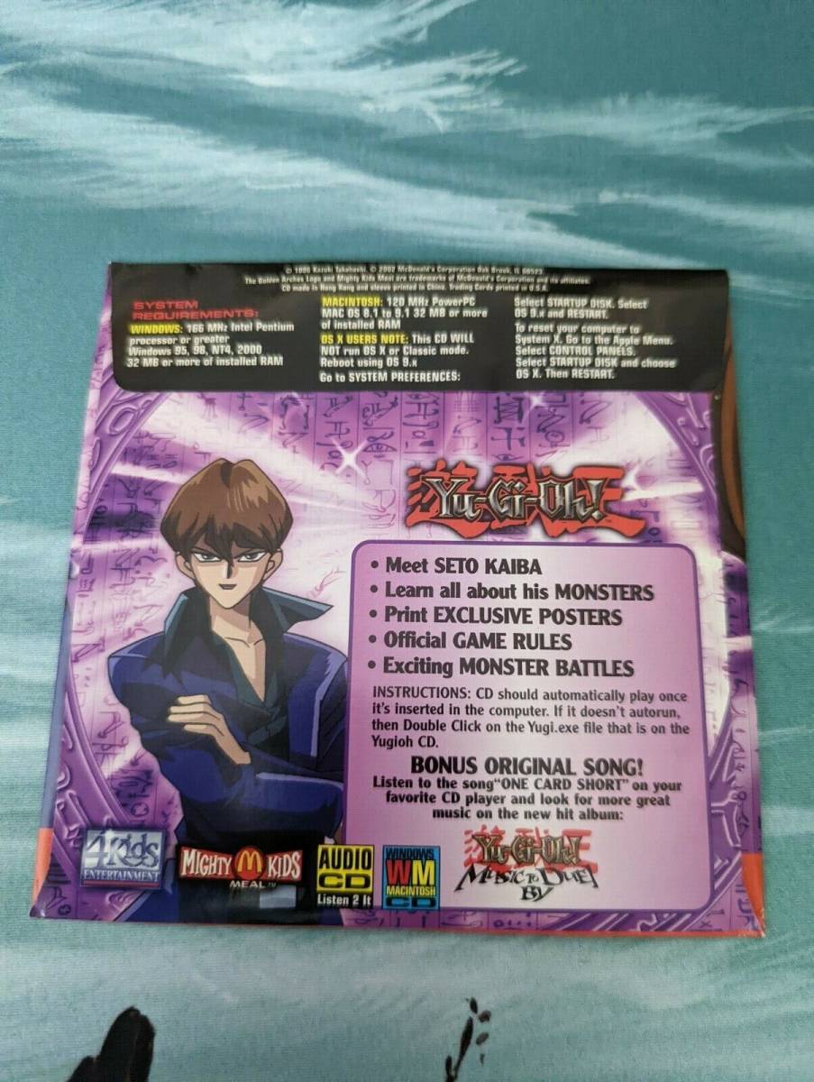 冬の華 遊戯王 英語版 マクドナルド プロモーションカード CD 未開封
