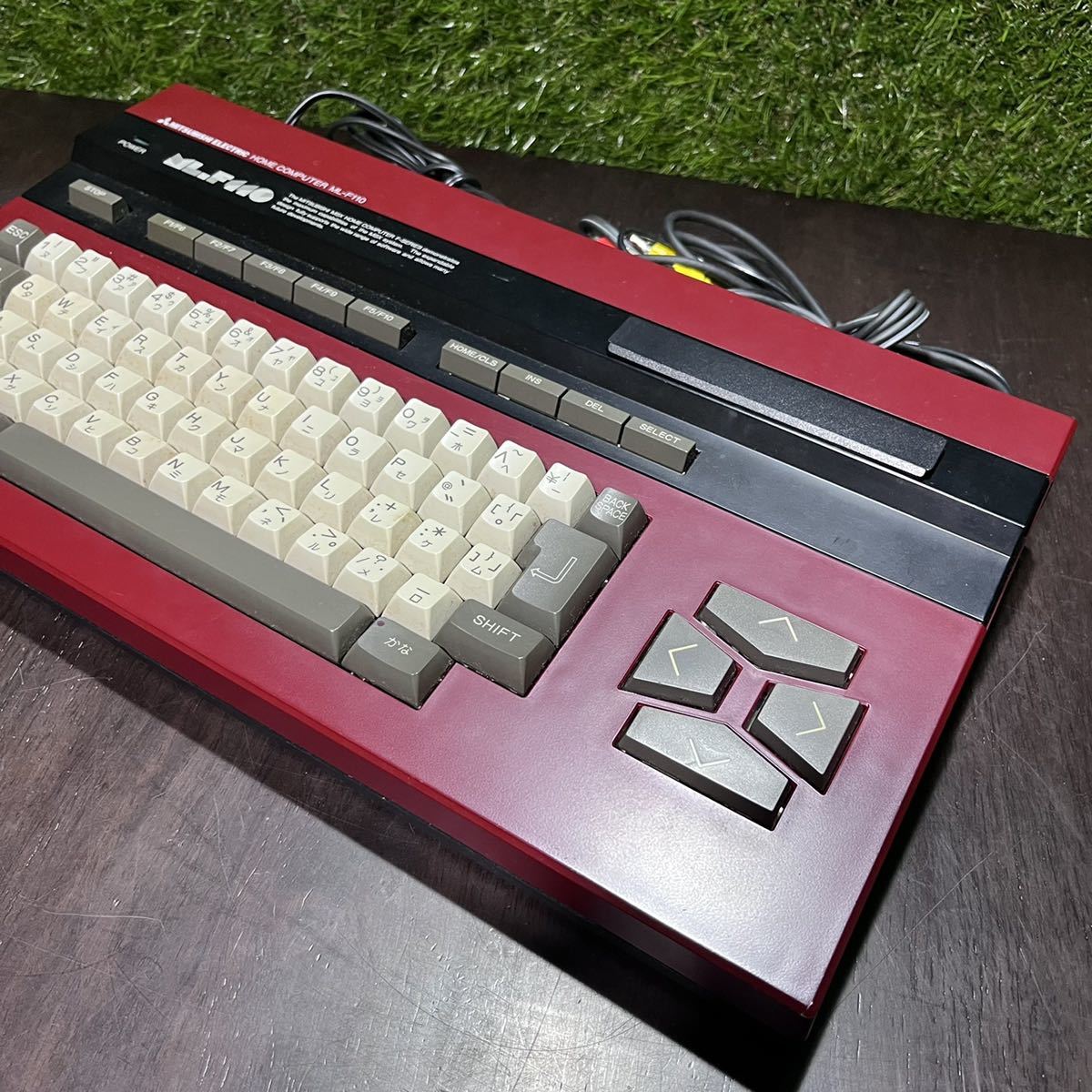*[ present condition goods ] Mitsubishi Electric ML-F110 Letus lettuce retro personal computer keyboard Showa Retro *