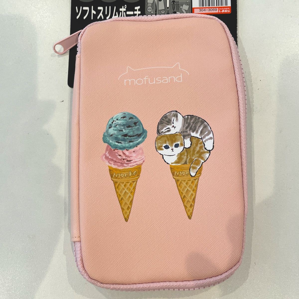 モフサンド mofusand ソフトスリムポーチ しまむら