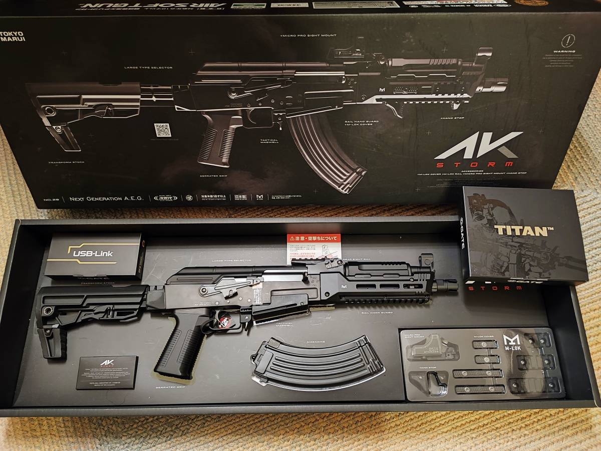 東京マルイ 次世代電動ガン AK ストーム TITAN 電子制御トリガー DSG