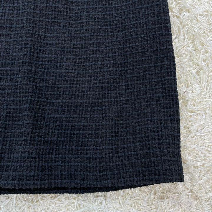 Chanel シャネル スカート ツイード アイコニック ココマーク ブラック