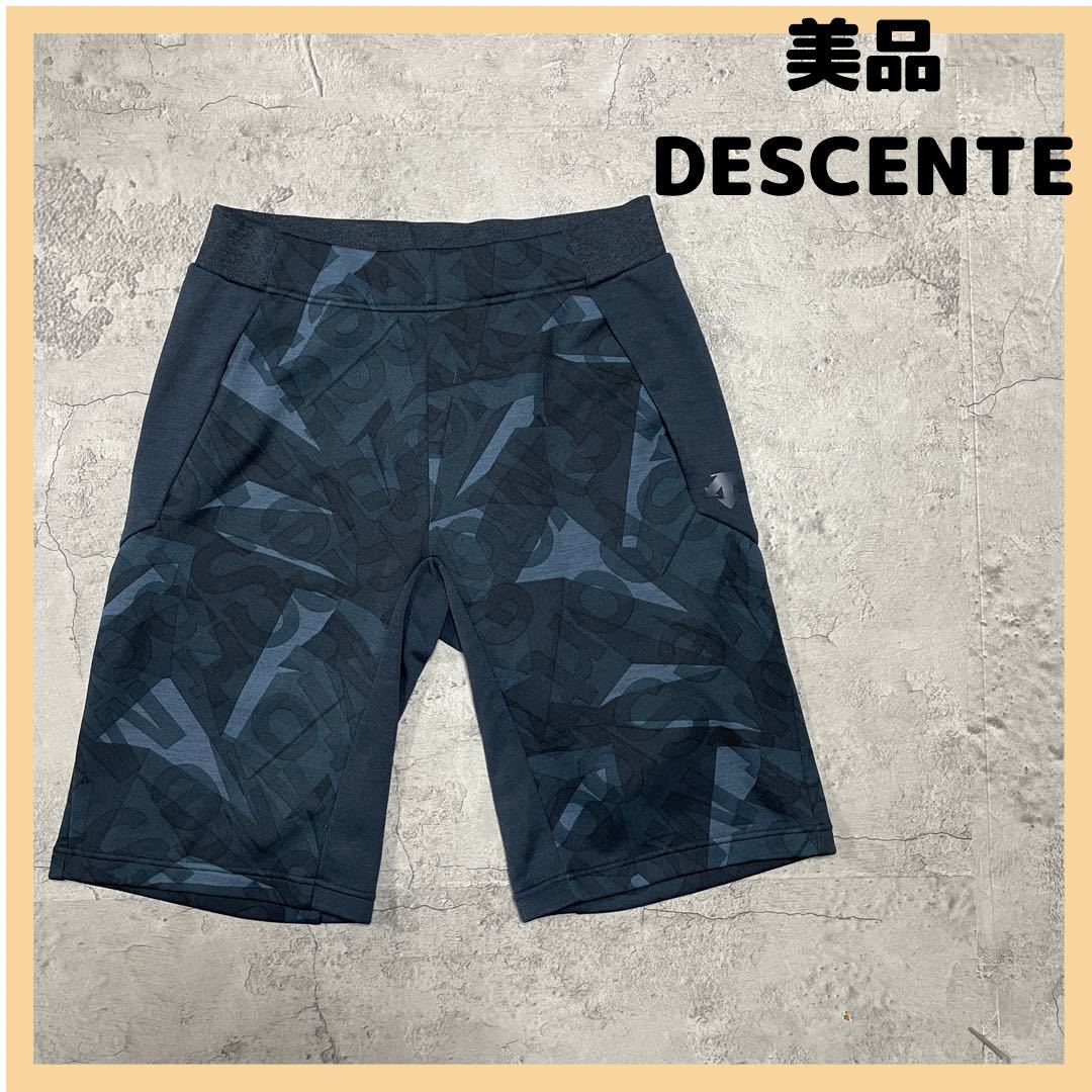 ☆美品 デサント DESCENTE 膝上 イージー ショートパンツ XS カーキ