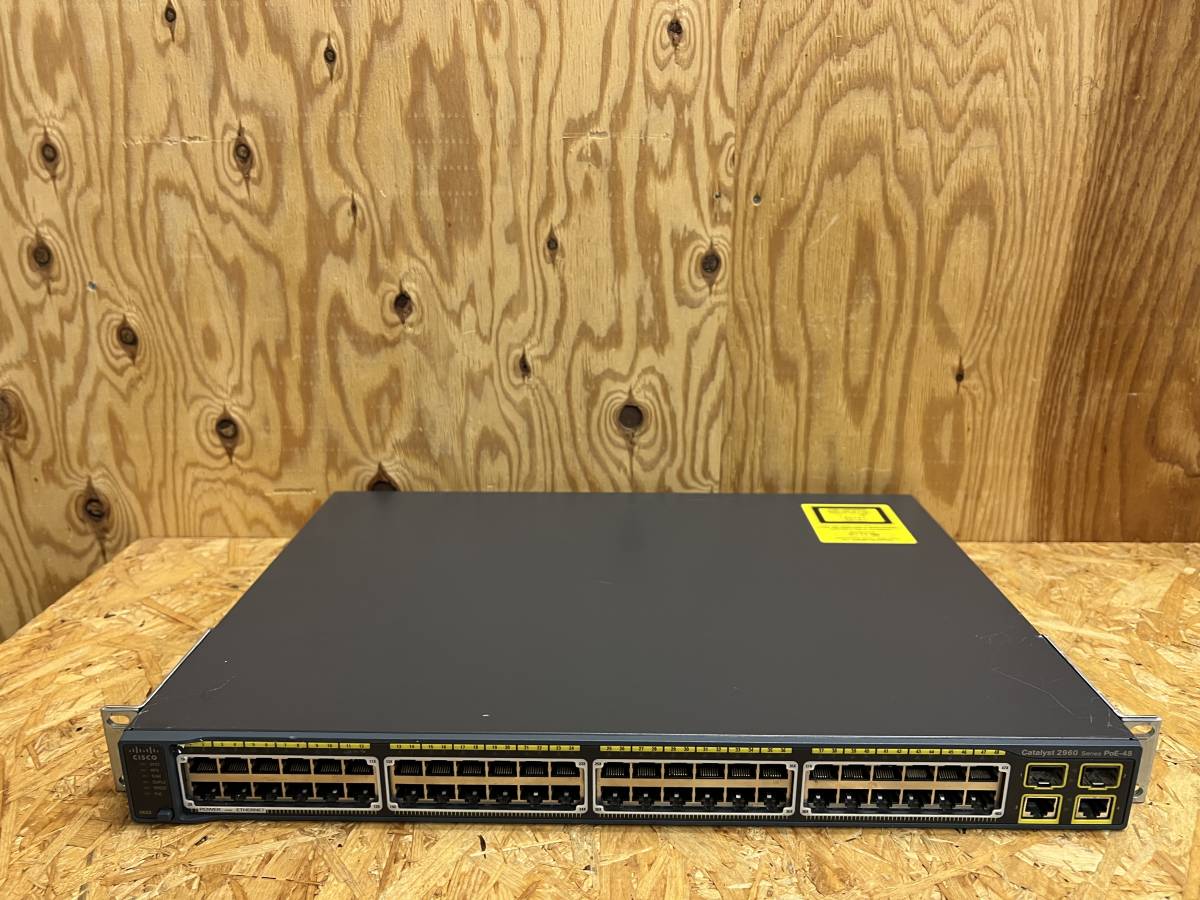 #6011-1004 the first period . ending Cisco Cisco Catalyst 2960 series switch PoE-48 C2960-48PST-L V01 shipping :140 expectation 